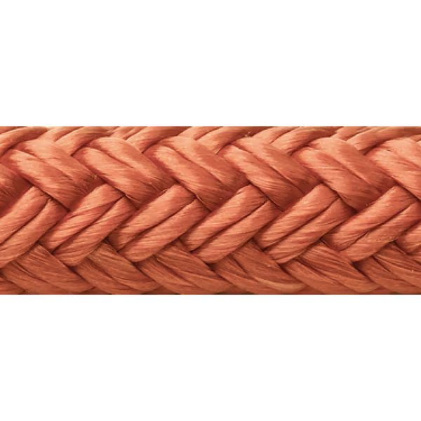 Double Braid Nylon Dock Line, Red, 1/2